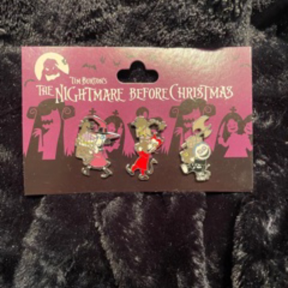 NWT 3 Pack Nightmare Before Christmas Pins